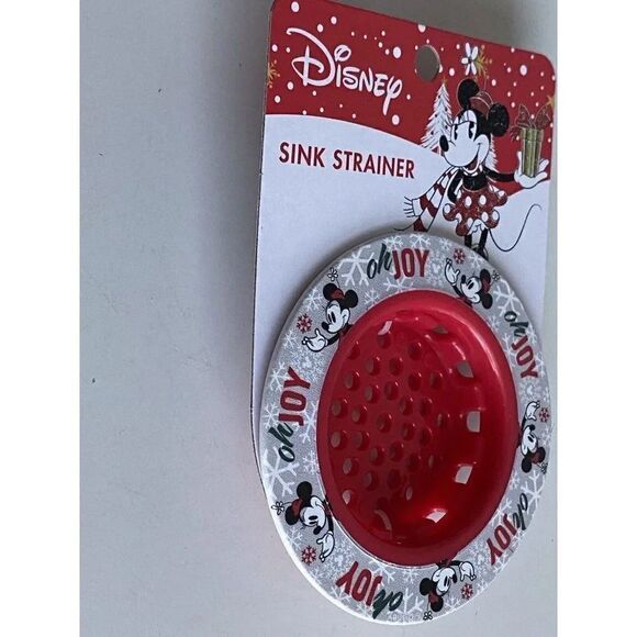 Disney Minnie Mouse Christmas KITCHEN SINK STRAINER Standard Size Drain Oh Joy! - Picture 10 of 10
